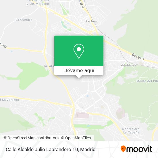 Mapa Calle Alcalde Julio Labrandero 10