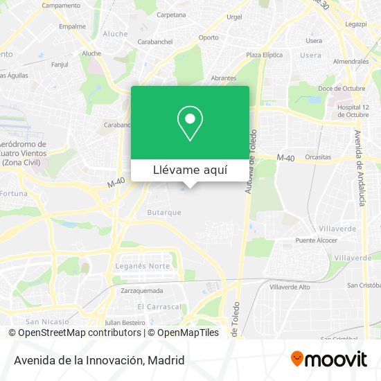 Mapa Avenida de la Innovación