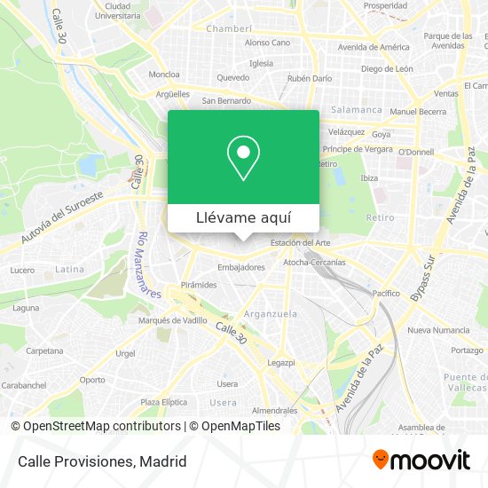 Mapa Calle Provisiones