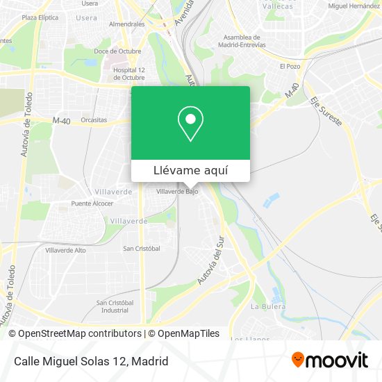 Mapa Calle Miguel Solas 12