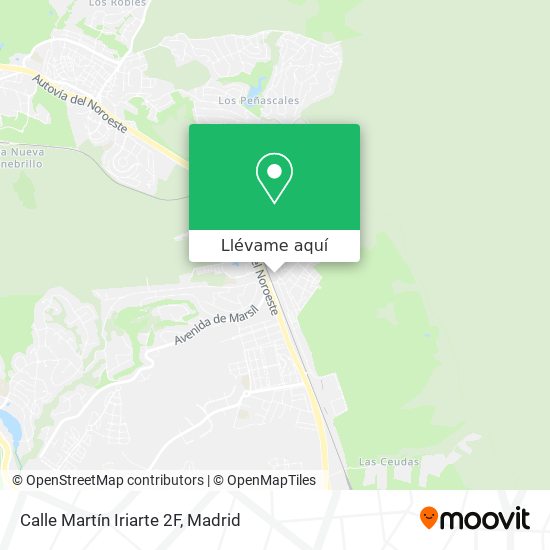 Mapa Calle Martín Iriarte 2F