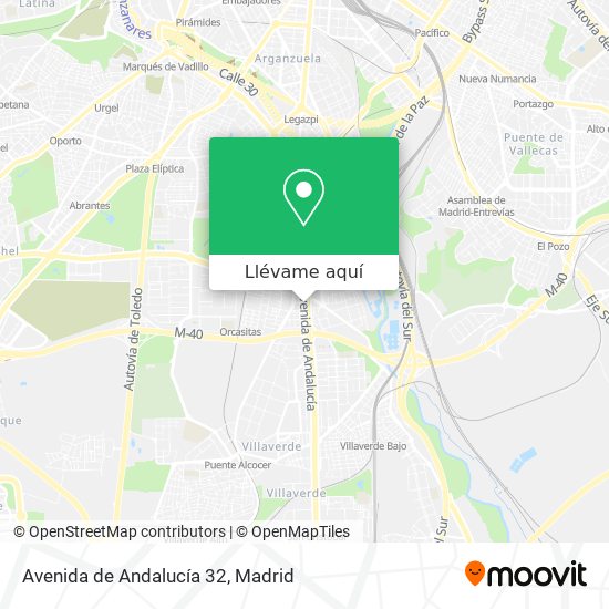 Mapa Avenida de Andalucía 32