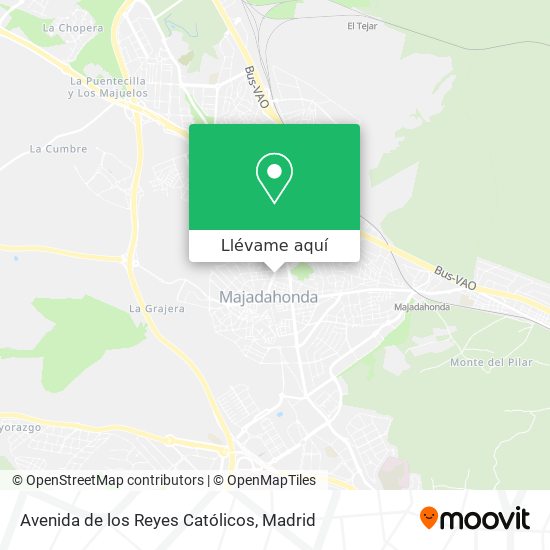 Mapa Avenida de los Reyes Católicos
