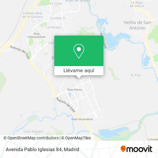 Mapa Avenida Pablo Iglesias 84