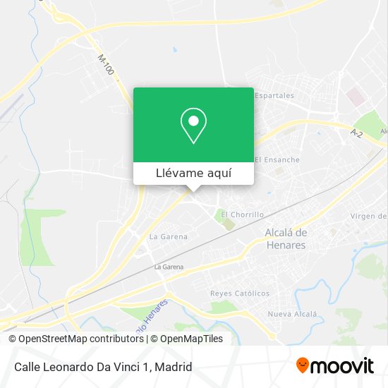 Mapa Calle Leonardo Da Vinci 1