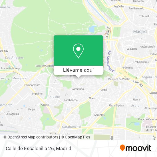 Mapa Calle de Escalonilla 26