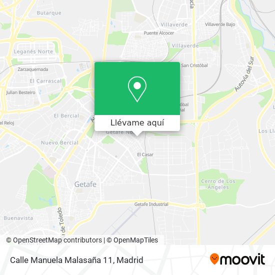 Mapa Calle Manuela Malasaña 11