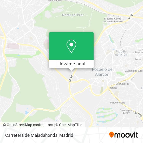 Mapa Carretera de Majadahonda