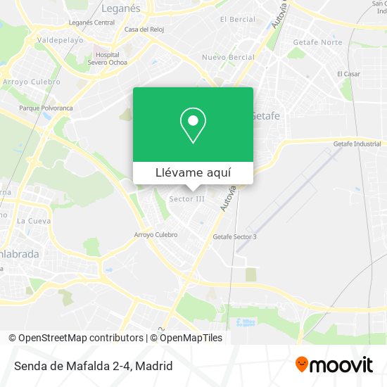 Mapa Senda de Mafalda 2-4