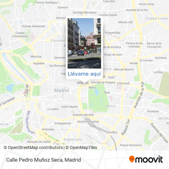 Mapa Calle Pedro Muñoz Seca