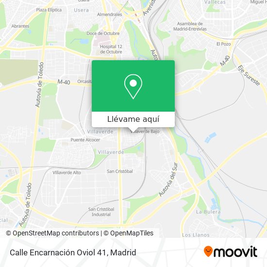 Mapa Calle Encarnación Oviol 41