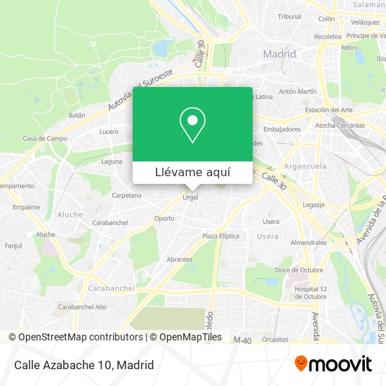 Mapa Calle Azabache 10
