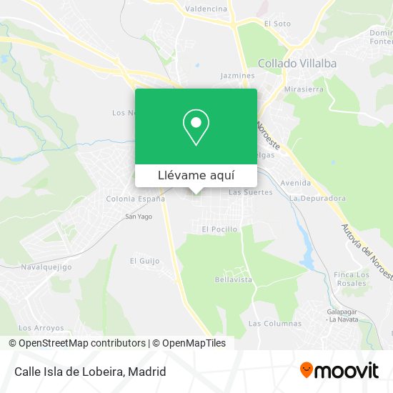 Mapa Calle Isla de Lobeira