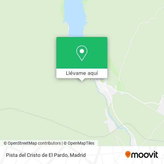 Mapa Pista del Cristo de El Pardo
