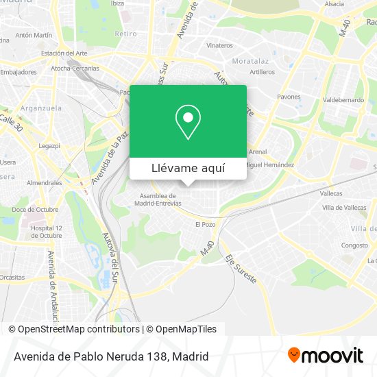 Mapa Avenida de Pablo Neruda 138