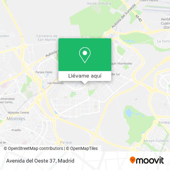 Mapa Avenida del Oeste 37