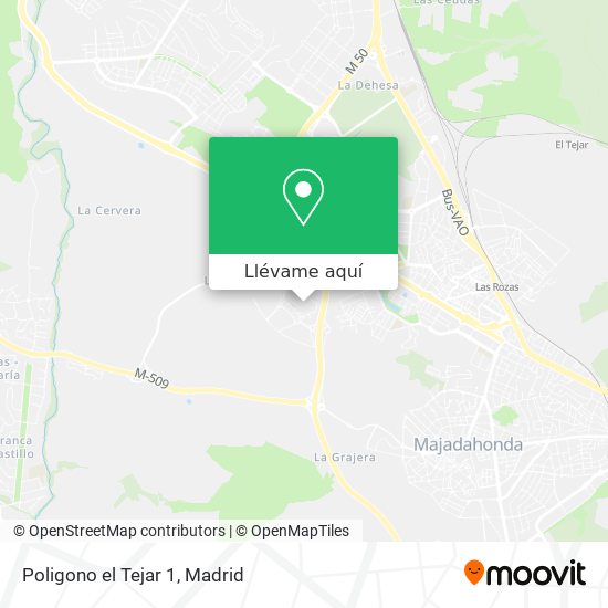 Mapa Poligono el Tejar 1