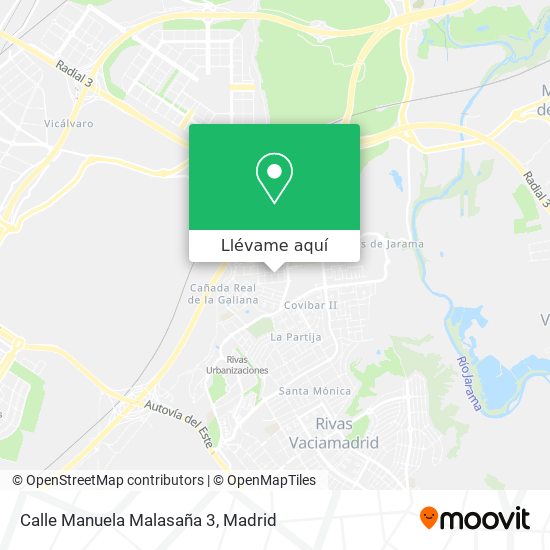 Mapa Calle Manuela Malasaña 3