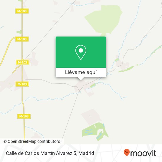 Mapa Calle de Carlos Martín Álvarez 5