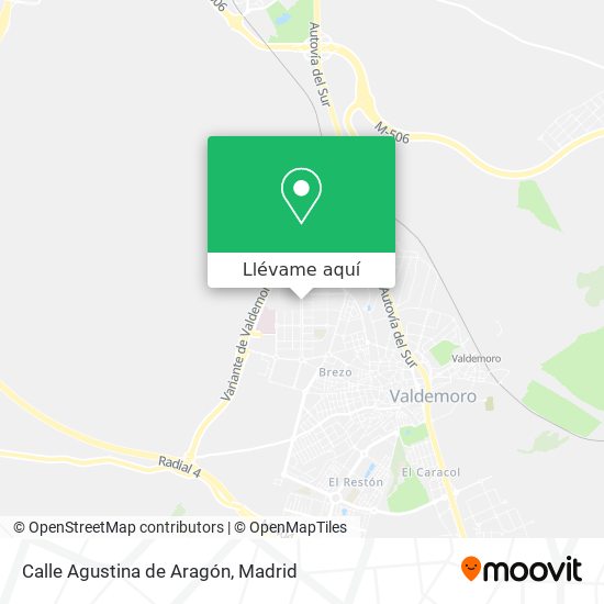 Mapa Calle Agustina de Aragón