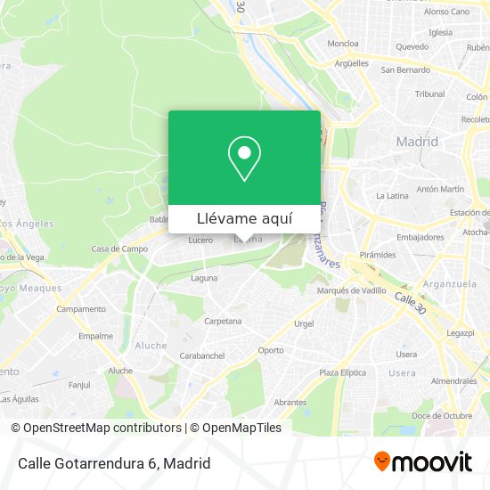 Mapa Calle Gotarrendura 6