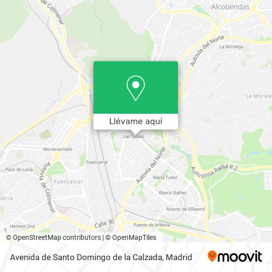 Mapa Avenida de Santo Domingo de la Calzada