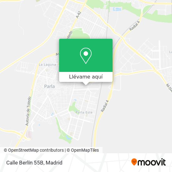 Mapa Calle Berlín 55B