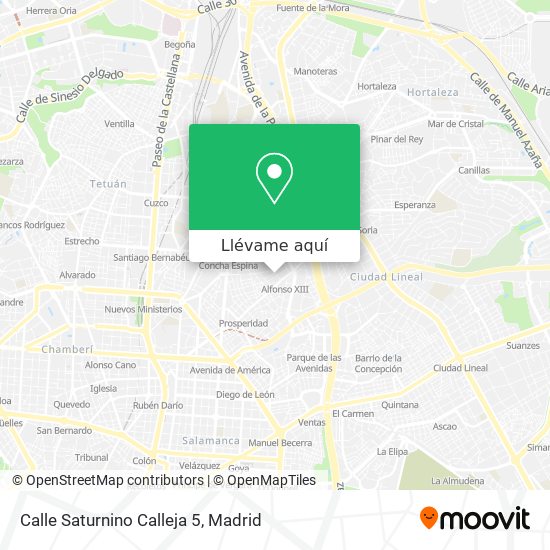 Mapa Calle Saturnino Calleja 5