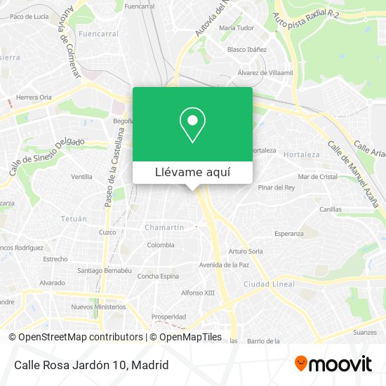 Mapa Calle Rosa Jardón 10