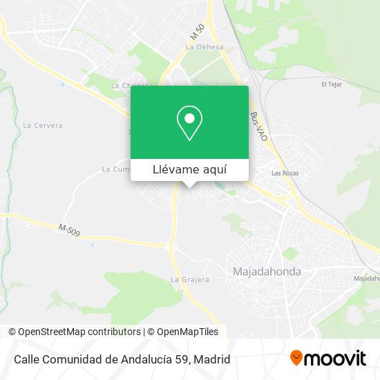 Mapa Calle Comunidad de Andalucía 59