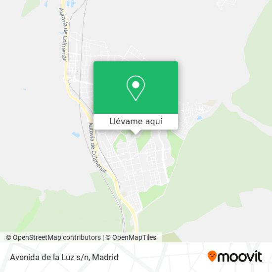 Mapa Avenida de la Luz s/n