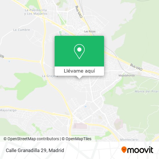 Mapa Calle Granadilla 29