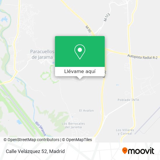 Mapa Calle Velázquez 52
