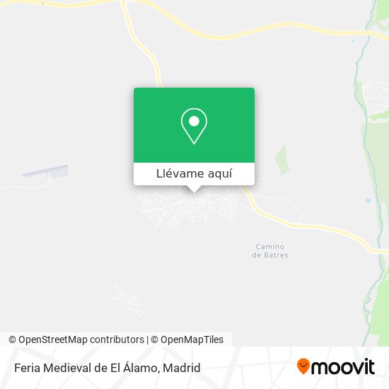 Mapa Feria Medieval de El Álamo