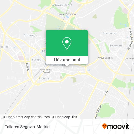 Mapa Talleres Segovia