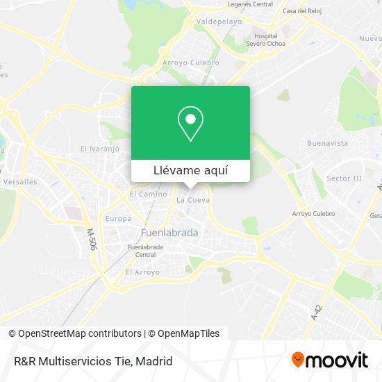 Mapa R&R Multiservicios Tie