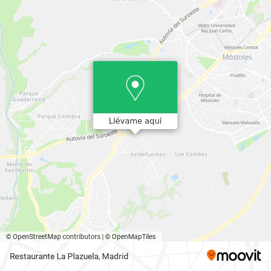 Mapa Restaurante La Plazuela