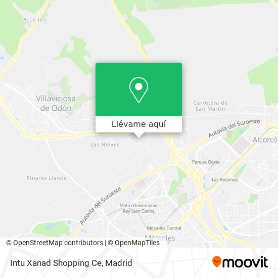 Mapa Intu Xanad Shopping Ce