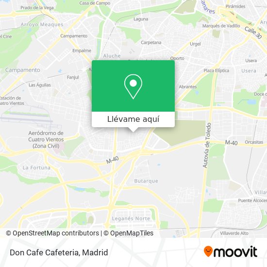Mapa Don Cafe Cafeteria
