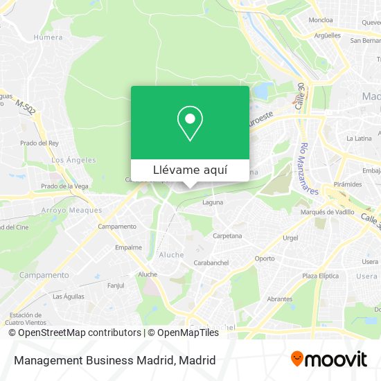 Mapa Management Business Madrid