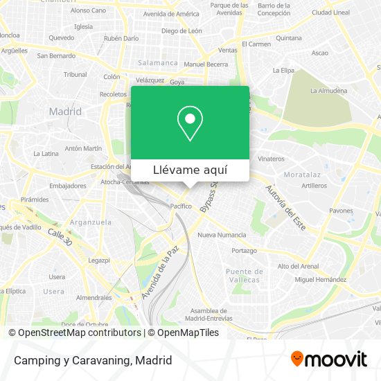 Mapa Camping y Caravaning