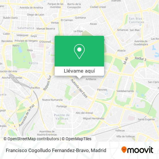 Mapa Francisco Cogolludo Fernandez-Bravo