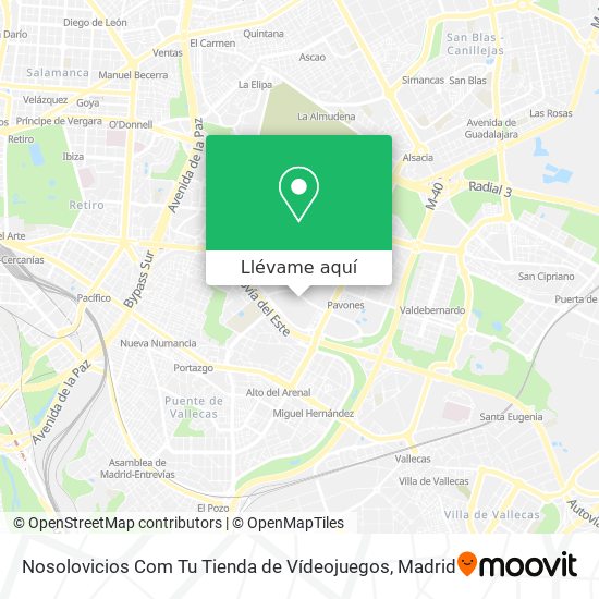 Mapa Nosolovicios Com Tu Tienda de Vídeojuegos