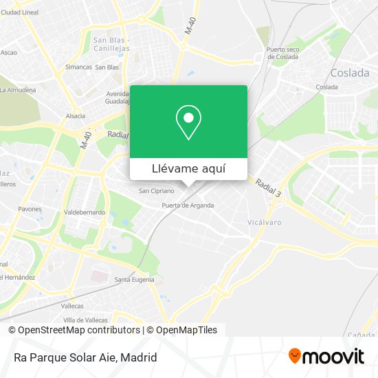 Mapa Ra Parque Solar Aie