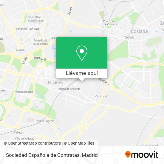 Mapa Sociedad Española de Contratas