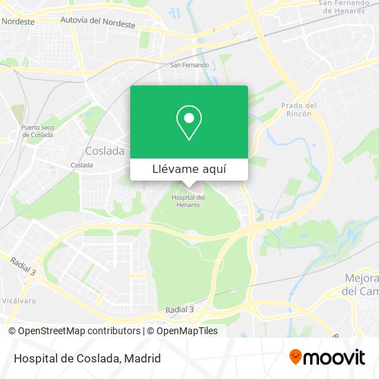 Mapa Hospital de Coslada