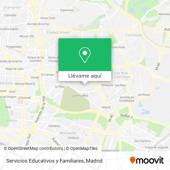 Mapa Servicios Educativos y Familiares