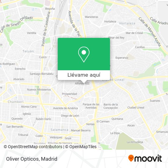 Mapa Oliver Opticos