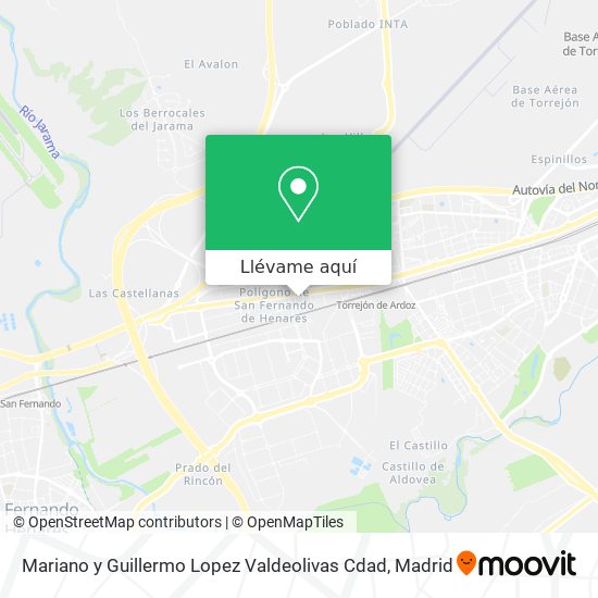 Mapa Mariano y Guillermo Lopez Valdeolivas Cdad