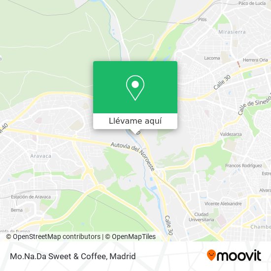 Mapa Mo.Na.Da Sweet & Coffee
